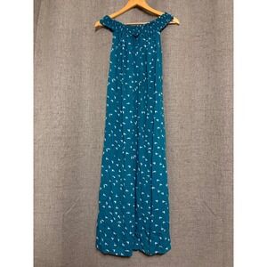 Tiare Hawaii Teal Maxi Dress
